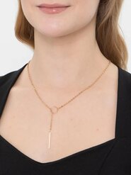 Ayollar bo'yin zanjiri, marjon bilan, zargarlik buyumlari