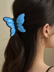 Ayollar va qizlar uchun kapalakli qisqich